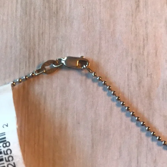 Alex Woo Sterling Silver Chevron Pendant Necklace